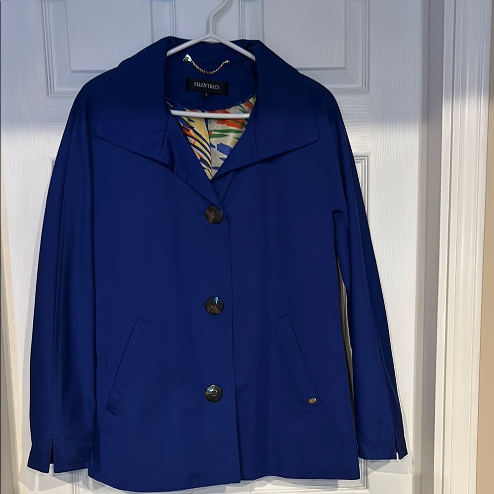 Ellen Tracy Women's Blue Jacket
